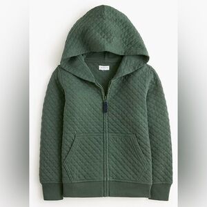 J. Crew Boys' quilted full-zip hoodie - CO349 - Size S (6-7) - NWT